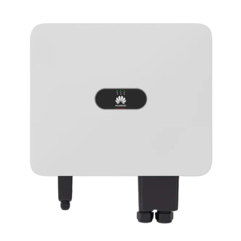 Onduleur Huawei SUN2000-20KTL-M5, vue de face ; accessoire de communication illustré optionnel