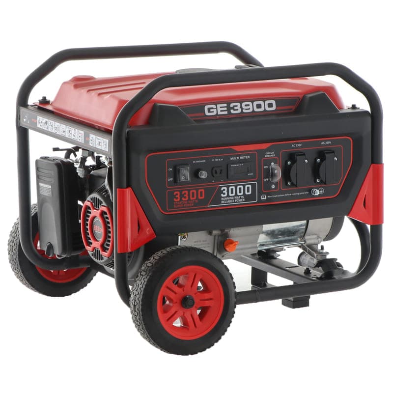 Groupe électrogène MOSA GE 3900 – 3000 W en service continu monophasé, vue du produit