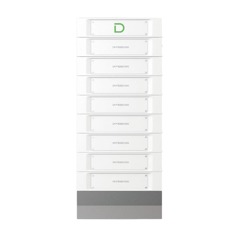 Batterie Dyness STACK100-8S, colonne de 8 modules avec BDU et socle