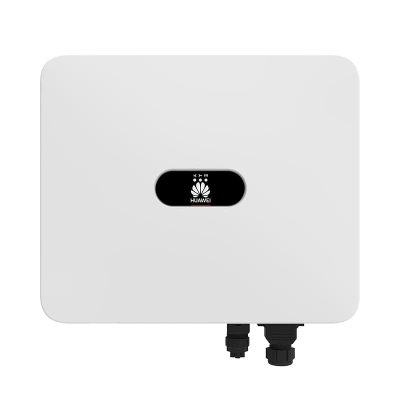 Onduleur Huawei SUN2000-15K-MB0, vue de face ; accessoire de communication illustré optionnel