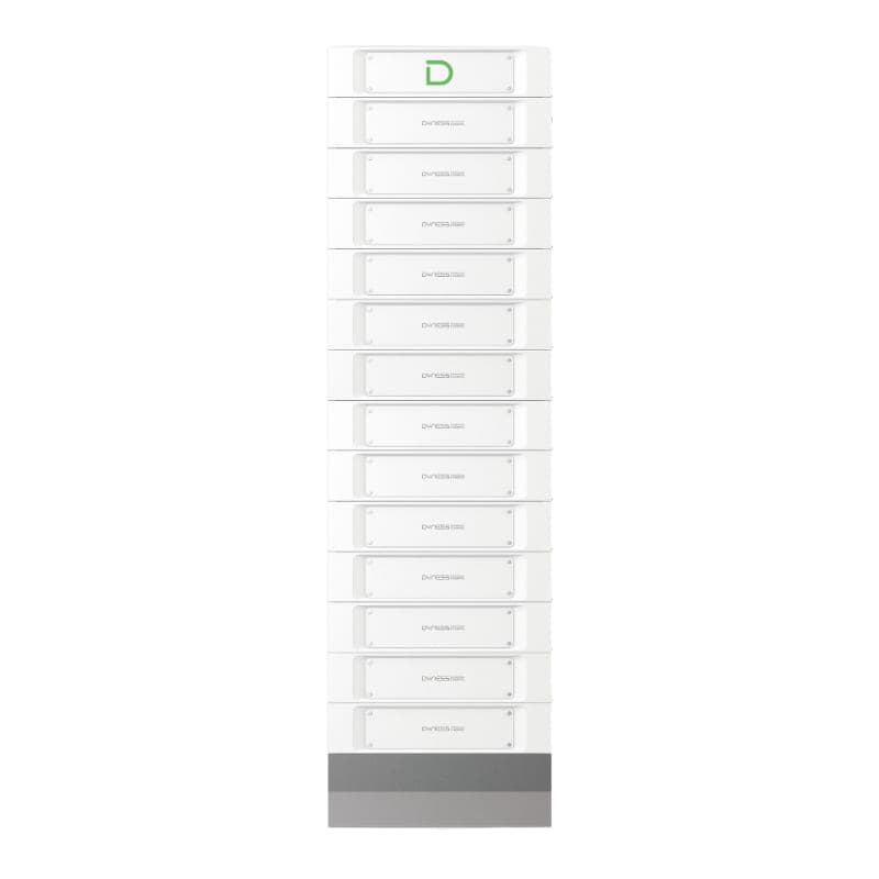 Batterie Dyness STACK100-13S, colonne de 13 modules avec BDU et socle
