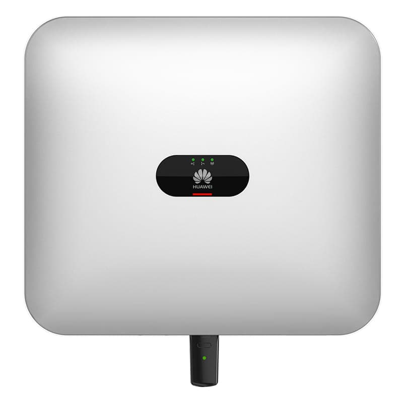 Onduleur Huawei SUN2000-6KTL-M1, vue de face ; dongle illustré optionnel, non déclaré inclus