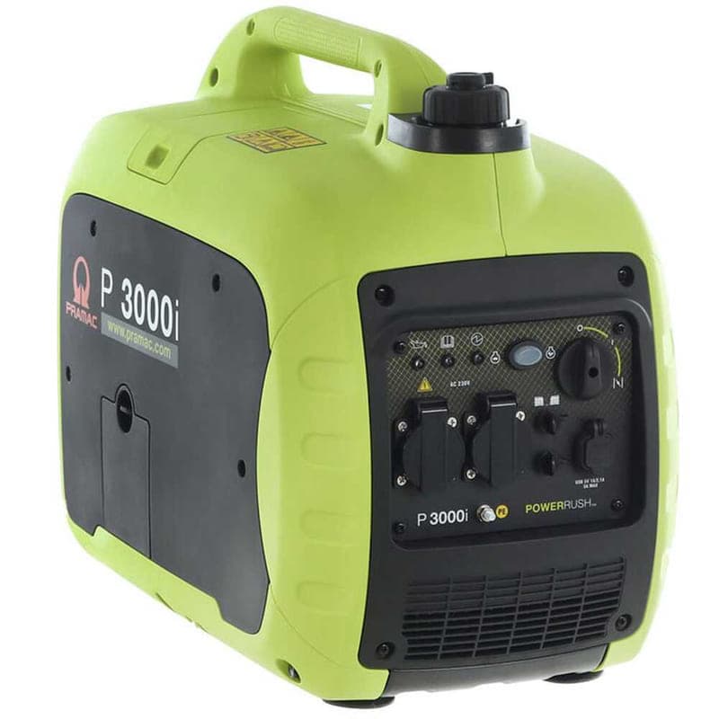 Groupe électrogène Pramac P3000i à technologie Inverter, vue du produit