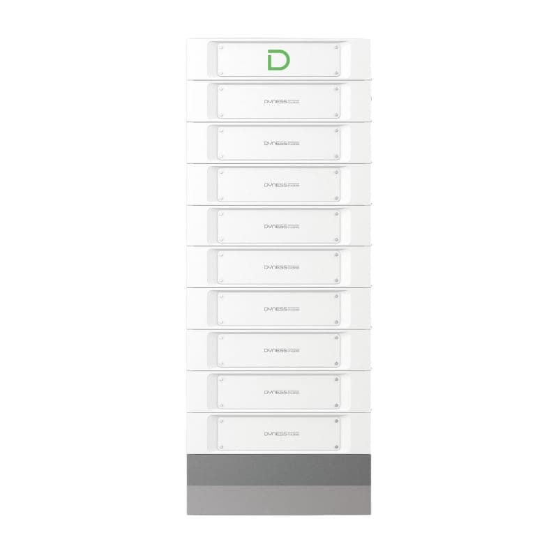 Batterie Dyness STACK100-9S, colonne de 9 modules avec BDU et socle