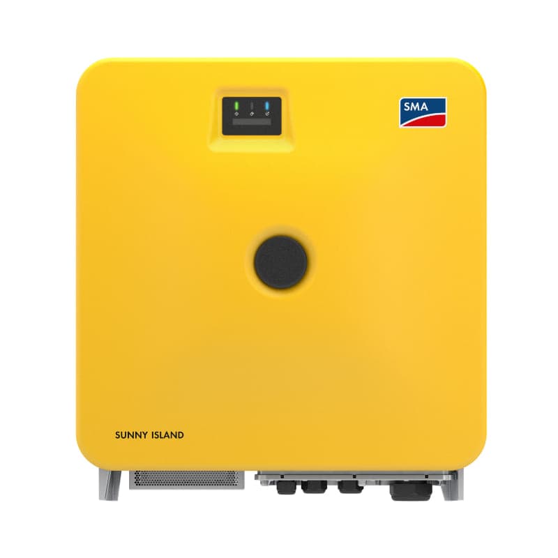 Boîtier jaune de gamme SMA Sunny Island X, offre SI30-20.