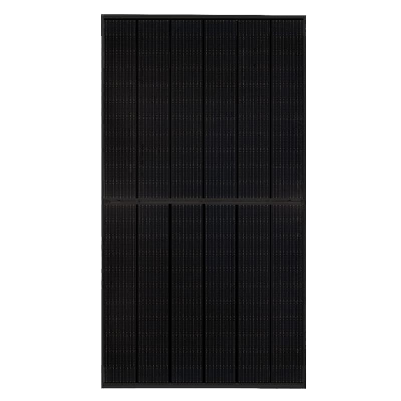 Panneau Jinko Tiger Full Black, vue de face du module noir.
