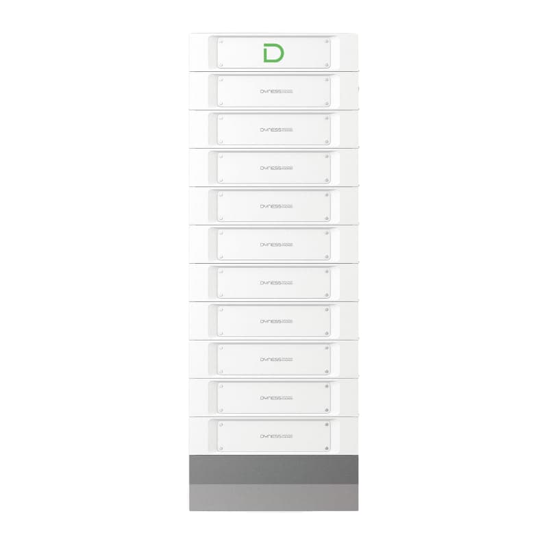 Batterie Dyness STACK100-10S, colonne de 10 modules avec BDU et socle