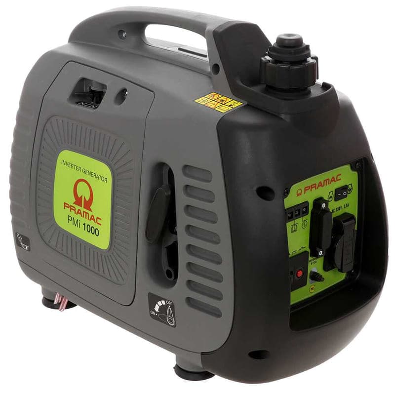 Groupe électrogène Pramac PMi 1000 inverter, 850 W en continu monophasé, vue du produit