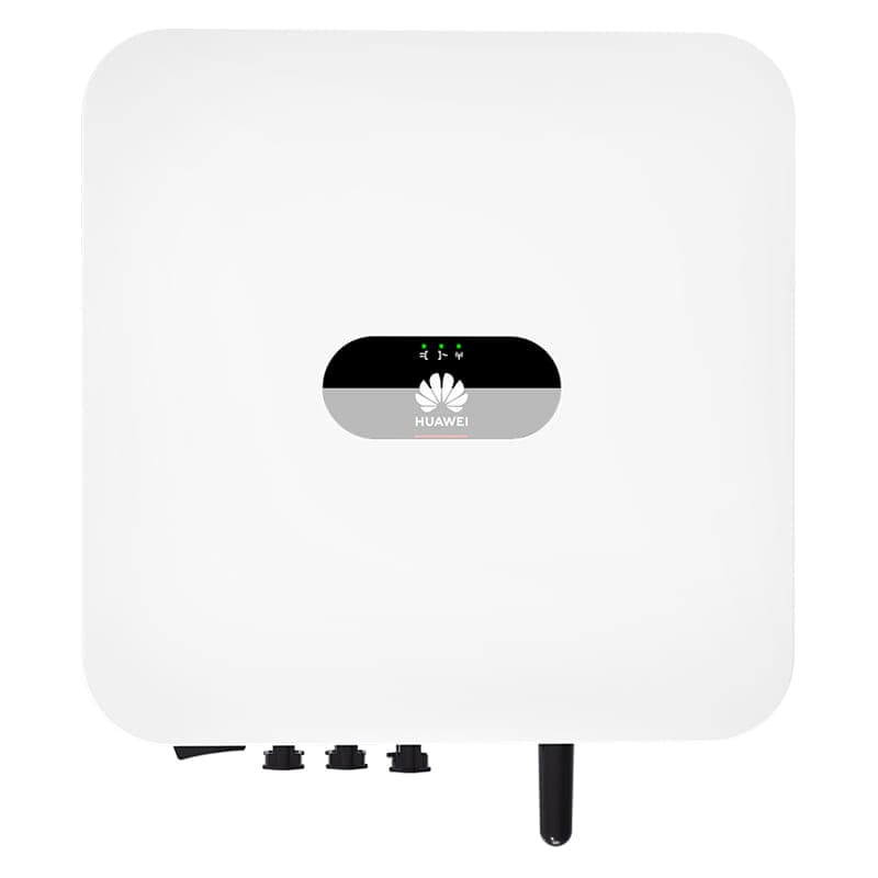 Onduleur Huawei SUN2000-4.6KTL-L1, vue de face de la gamme L1 ; accessoires illustrés selon configuration